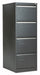 Bisley 4 Drawer Contract Steel Filing Cabinet Black  