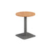 Contract Mid Table Beech With Grey Leg 600Mm 