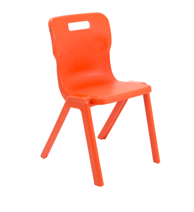 Titan One Piece Size 6 Chair Orange  