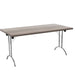 One Union Rectangular Folding Table 1600 X 800 Silver Grey Oak