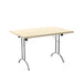 One Union Rectangular Folding Table 1200 X 800 Silver Maple