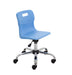 Titan Swivel Junior Chair Sky Blue Castors 