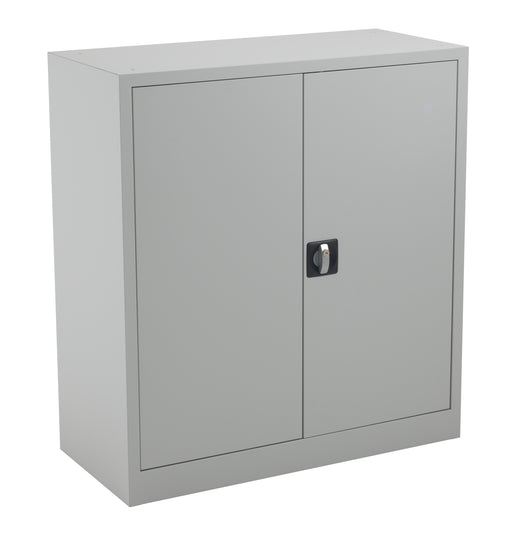 Talos Tc Steel Double Door Cupboard 1000 Grey 