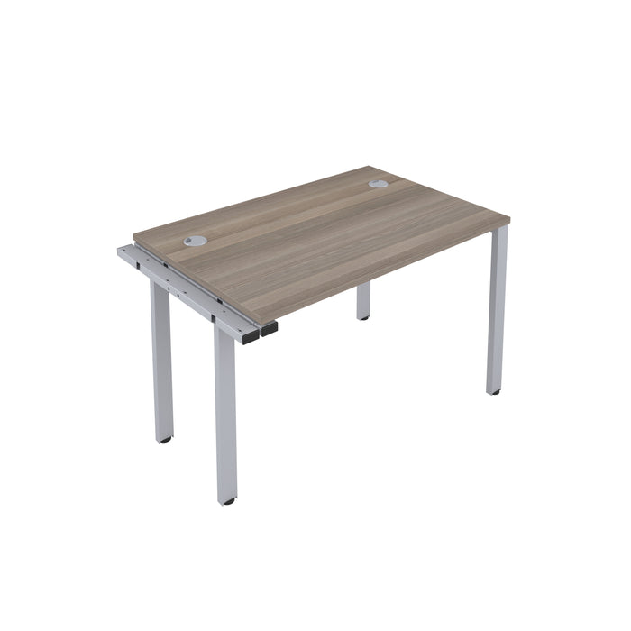 Cb 1 Person Extension Bench With Cable Port 1400 X 800 Grey Oak Silver
