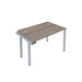 Cb 1 Person Extension Bench With Cable Port 1400 X 800 Grey Oak Silver