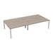 Cb 4 Person Bench With Cut Out 1400 X 800 Grey Oak White