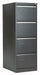 Bisley 4 Drawer Contract Steel Filing Cabinet Black