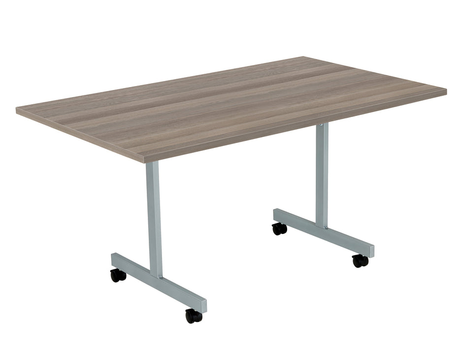 One Eighty Tilting Rectangular Table 1400 X 700 Grey Oak