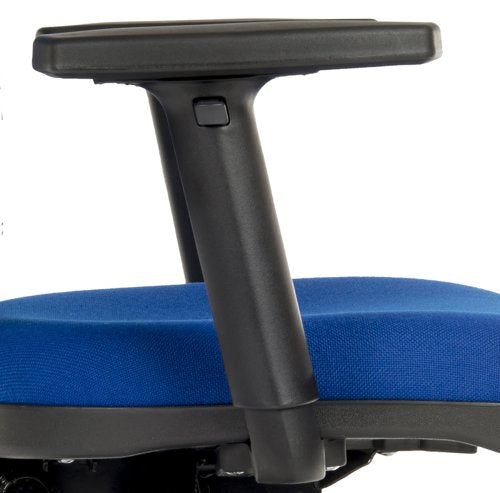 Teknik Ergo Blaster Black PU Operator chair with ring kit conversion, wipe clean seat and movable footring. - image 2