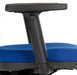 Teknik Ergo Blaster Blue Fabric Operator chair with a deluxe ring kit conversion and movable footring. - image 2