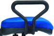 Teknik Ergo Blaster Blue Fabric Operator chair with a deluxe ring kit conversion and movable footring. - image 2