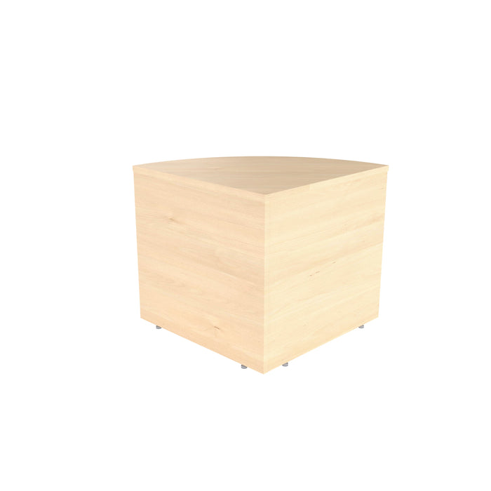 Reception Modular Corner Base Unit Maple