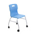 Titan Move 4 Leg Chair With Castors Sky Blue