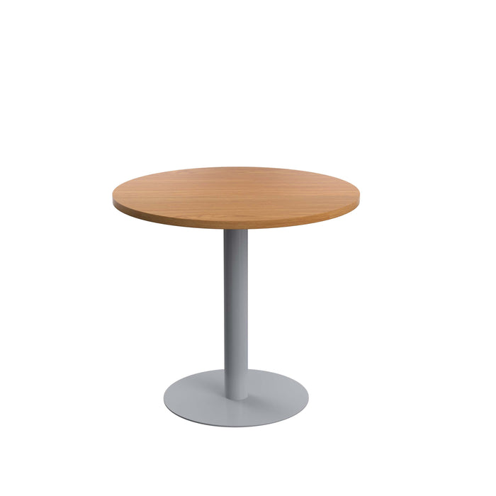 Contract Mid Table Nova Oak With Grey Leg 800Mm