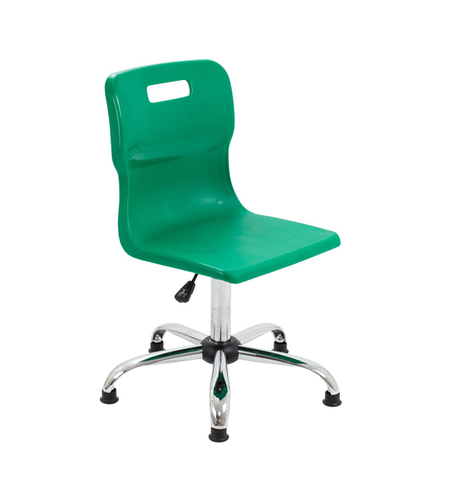 Titan Swivel Senior Chair Green Glides