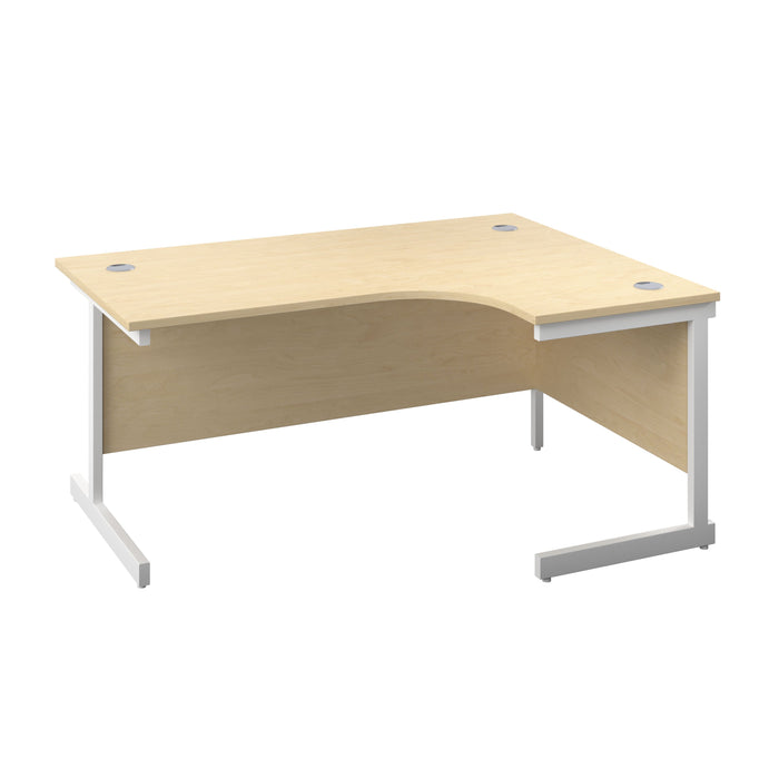 Single Upright Right Hand Radial Desk