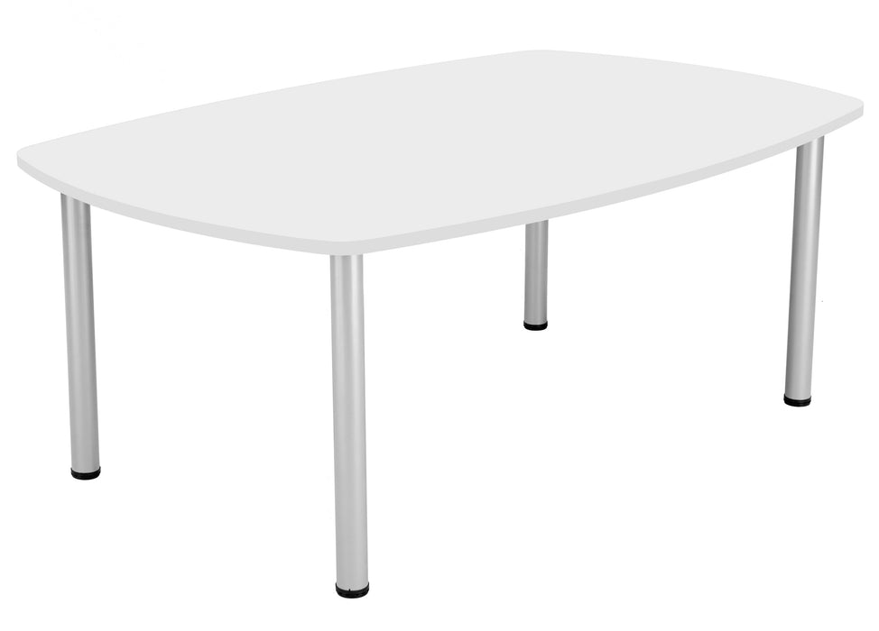 One Fraction Plus Boardroom Table 1800 White