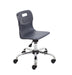 Titan Swivel Junior Chair Charcoal Castors