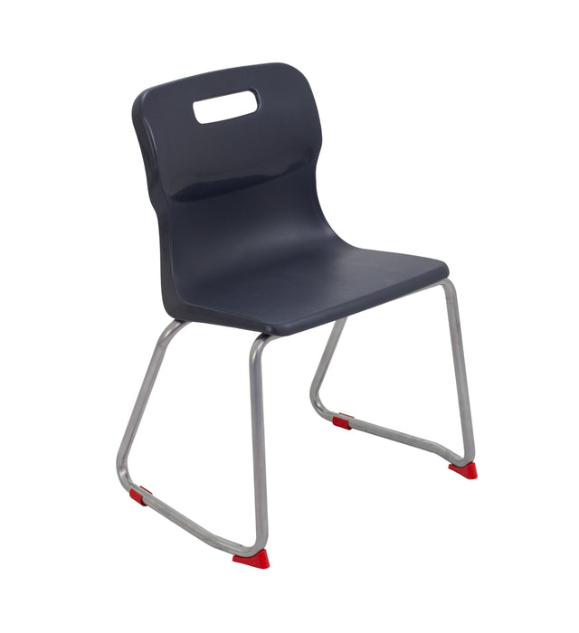 Titan Skid Base Size 4 Chair Charcoal