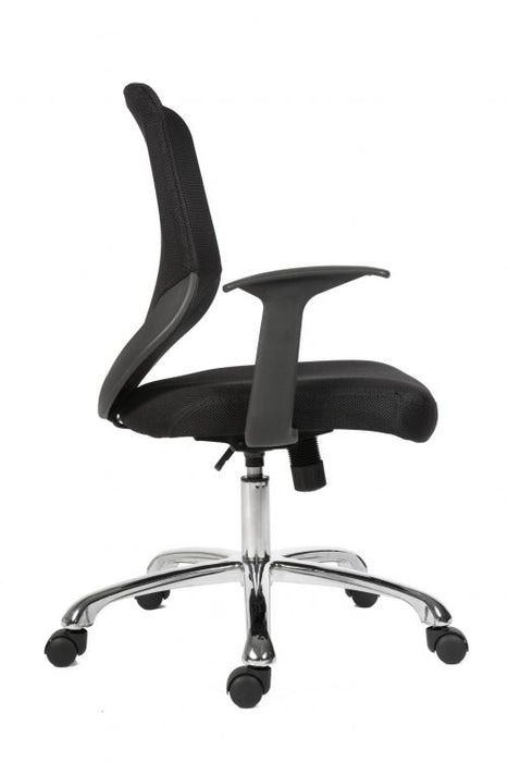 Teknik Nova Mesh Back Executive Chair Matching Black Fabric Seat and Removable Fixed Nylon Armrests - image 2