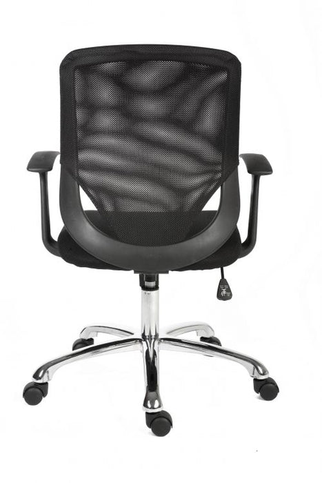 Teknik Nova Mesh Back Executive Chair Matching Black Fabric Seat and Removable Fixed Nylon Armrests - image 5