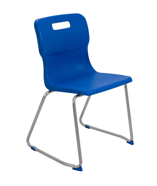 Titan Skid Base Size 6 Chair Blue