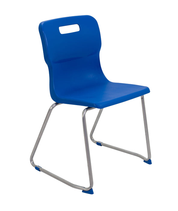 Titan Skid Base Size 6 Chair Blue