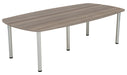 One Fraction Plus Boardroom Table 2400 Grey Oak