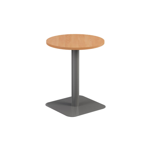 Contract Mid Table Beech With Grey Leg 600Mm