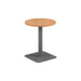 Contract Mid Table Beech With Grey Leg 600Mm