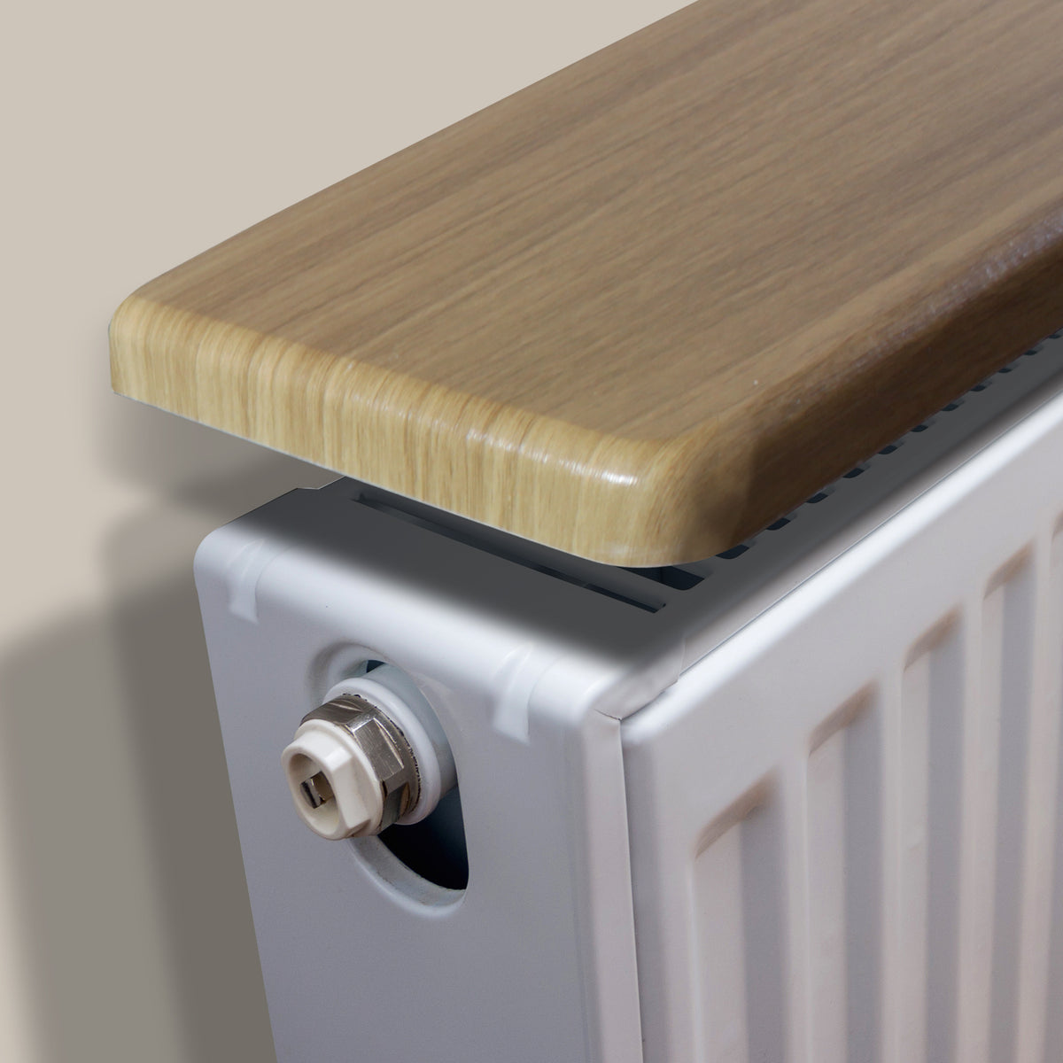 Radiator Shelf - Easyfit - Oak — UK Office Furniture