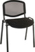 Teknik Conference Mesh Backrest Black. Fabric Stackable Fully Assembled Chair Padded Seat Aerated backrest. (MOQ of 4 - priced individually) - image 2