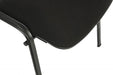 Teknik Conference Mesh Backrest Black. Fabric Stackable Fully Assembled Chair Padded Seat Aerated backrest. (MOQ of 4 - priced individually) - image 6