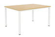 Fraction Infinity Meeting Table 140 X 80 Nova Oak White Legs