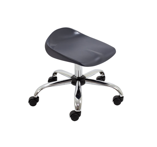 Titan Swivel Junior Stool Charcoal Castors