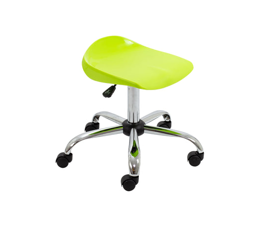 Titan Swivel Senior Stool Lime Castors