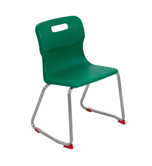 Titan Skid Base Size 4 Chair Green