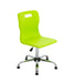 Titan Swivel Senior Chair Lime Glides