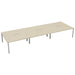 Cb 6 Person Bench With Cut Out 1400 X 800 Maple Black