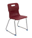 Titan Skid Base Size 6 Chair Burgundy