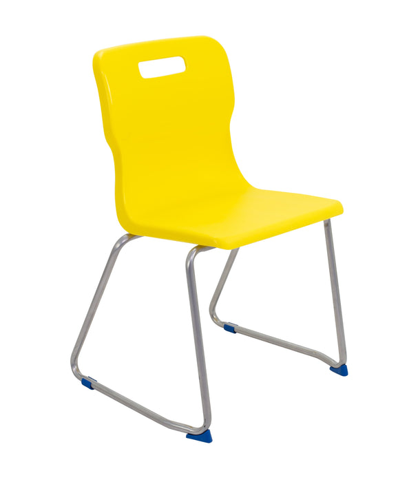 Titan Skid Base Size 6 Chair Yellow