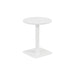 Contract Mid Table White With White Leg 600Mm