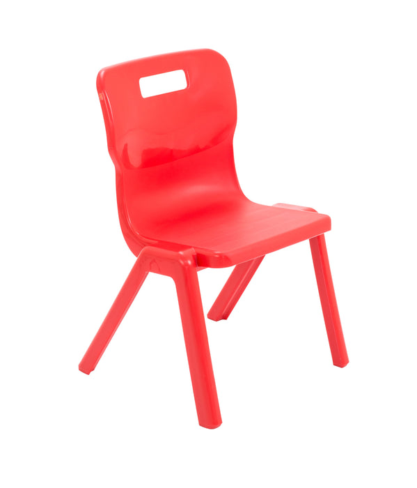 Titan One Piece Size 3 Chair Red