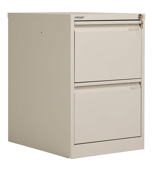 Bisley 2 Drawer Classic Steel Filing Cabinet Grey