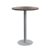 Contract High Table Dark Walnut With Grey Leg 800Mm