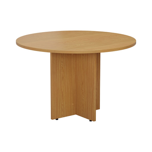 Round Meeting Table 1100Mm Nova Oak