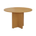 Round Meeting Table 1100Mm Nova Oak