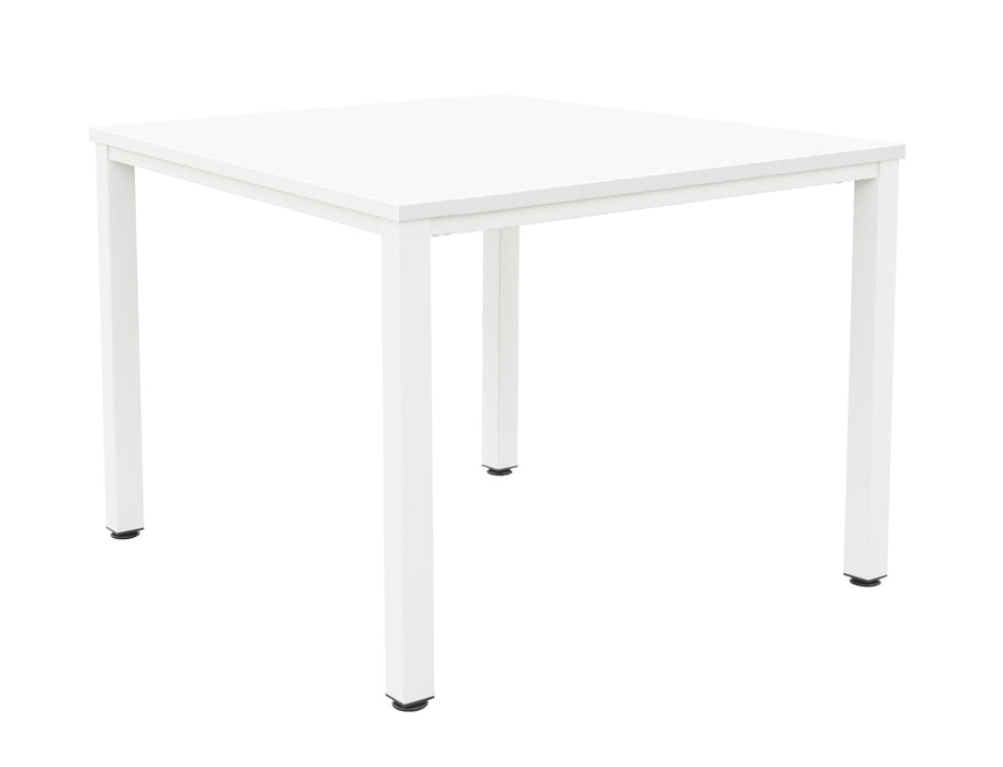 Fraction Infinity Meeting Table 160 X 160 White White Legs