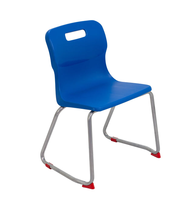 Titan Skid Base Size 4 Chair Blue