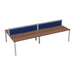 Cb 4 Person Bench With Cable Port 1400 X 800 Dark Walnut Black